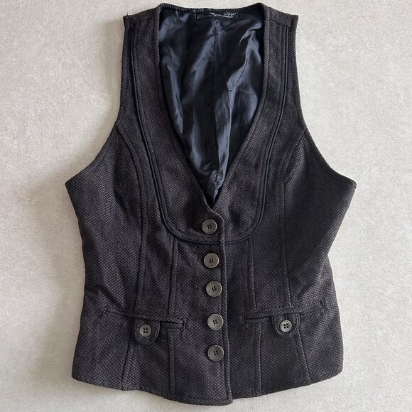 Zara TRF Tweed Vest Waistcoat ALT ASO Alice Cullen - Picture 2 of 6